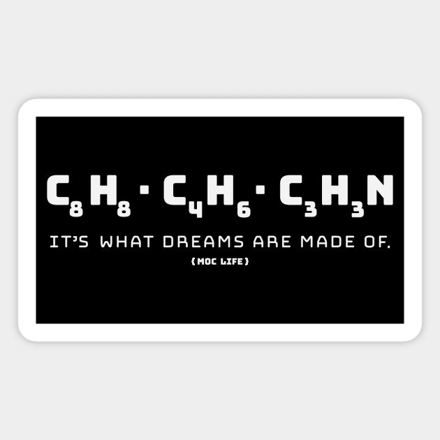 Acrylonitrile butadiene styrene {dark} Magnet by iMadeThis! Tee